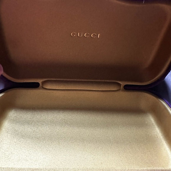 Gucci Pink and Purple Designer Sunglasses